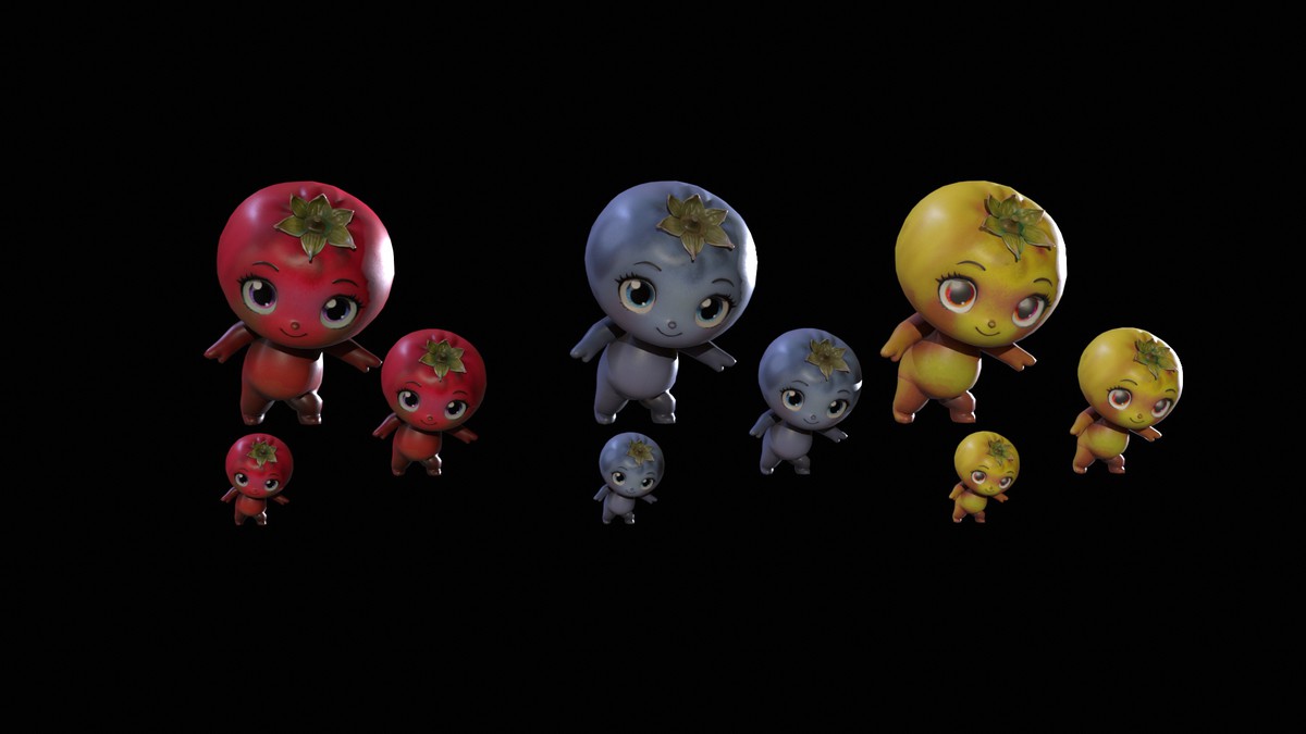 Chibi Fruit Blueberry