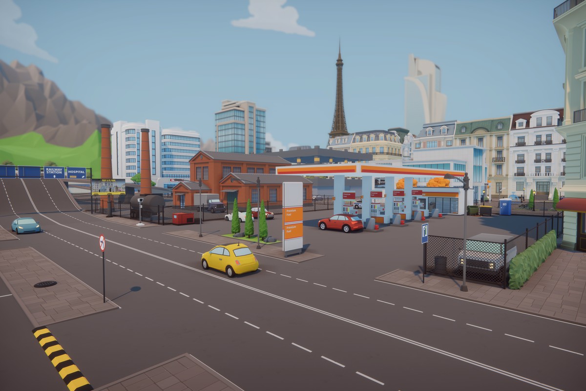 Low Poly Euro City
