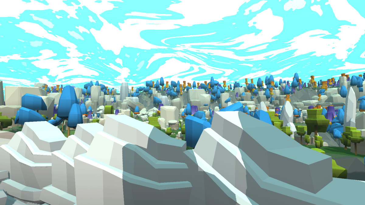 Low Poly Stylized Tiny Forest