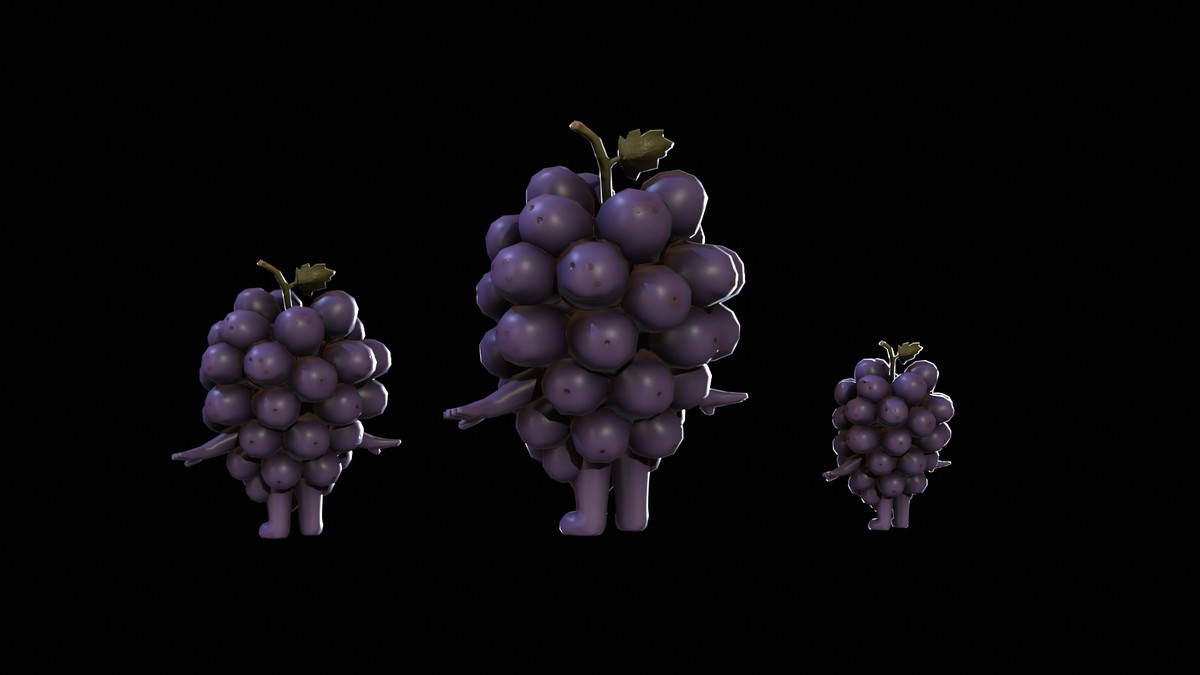 Chibi Fruit Grape Two