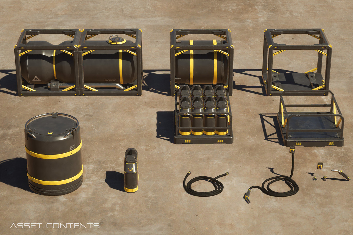 Frontier - Sci-Fi Fuel Storage & Supply