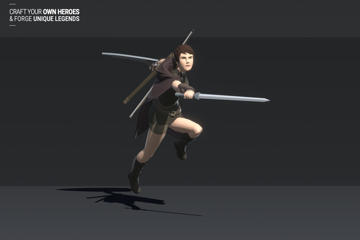 Polyquest Heroes: Warrior I Huntress