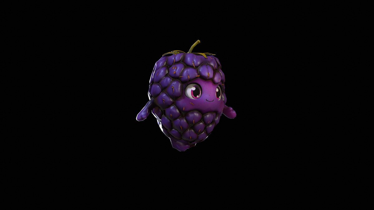 Chibi Fruit Blackberry Two