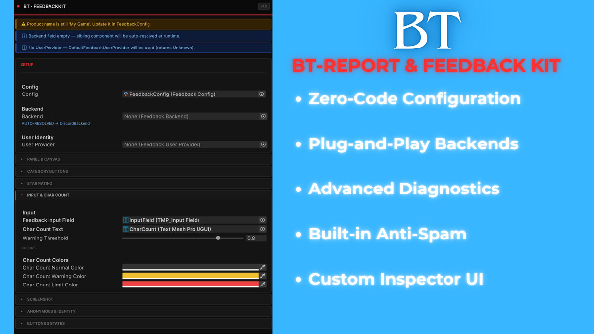 BT-Report & Feedback Kit: Plug-and-Play Intelligent Feedback System