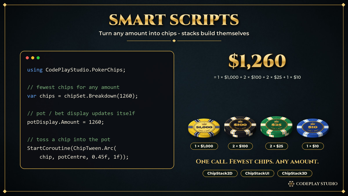 Poker Chips Kit – 2D, UI & 3D Casino Chips and Tokens