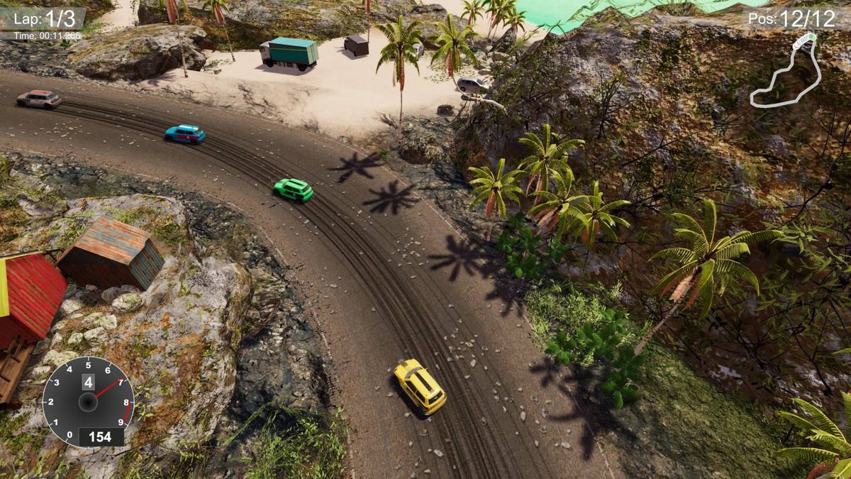 Top Down Car Racing : 3 Tracks Extension