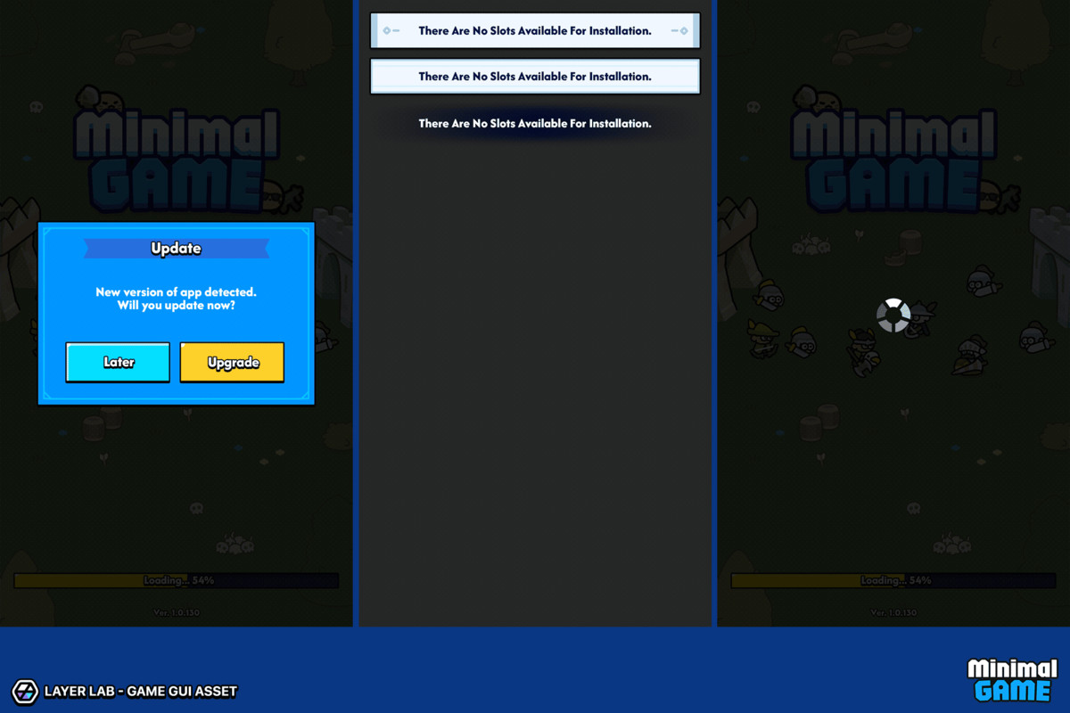 GUI Pro - Minimal Game Blue
