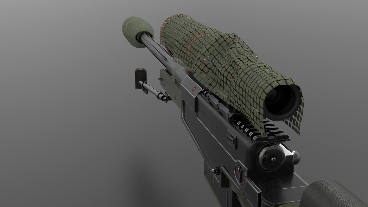 AXW-50 Sniper Rifle ( Fps - Tps)