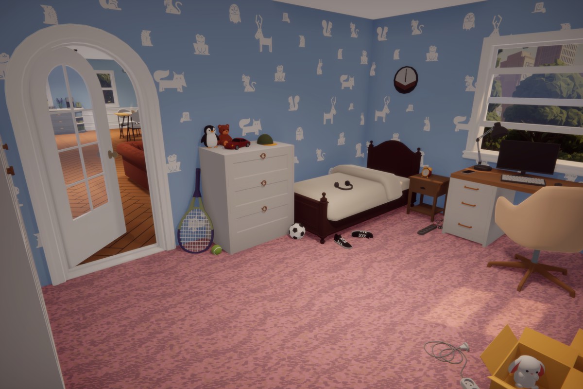 Low Poly Apartment Interior & Exterior