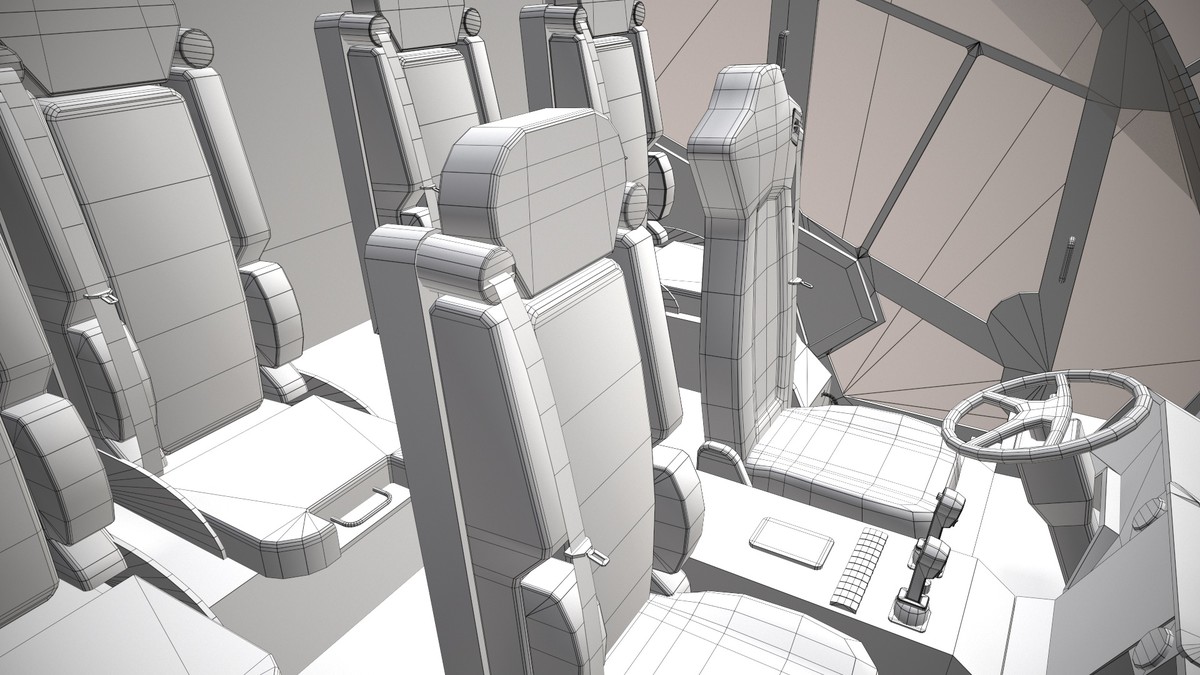 Airport Fire Truck 6x6 Red (387)