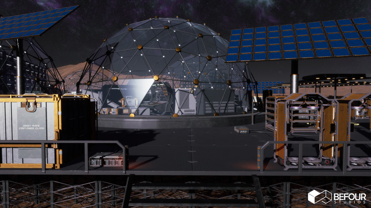 Orbital Base Environment (Sci-Fi Space)