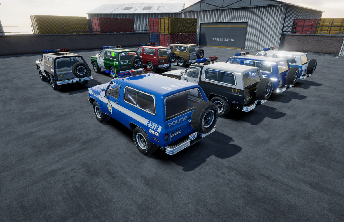 80s Offroad police car