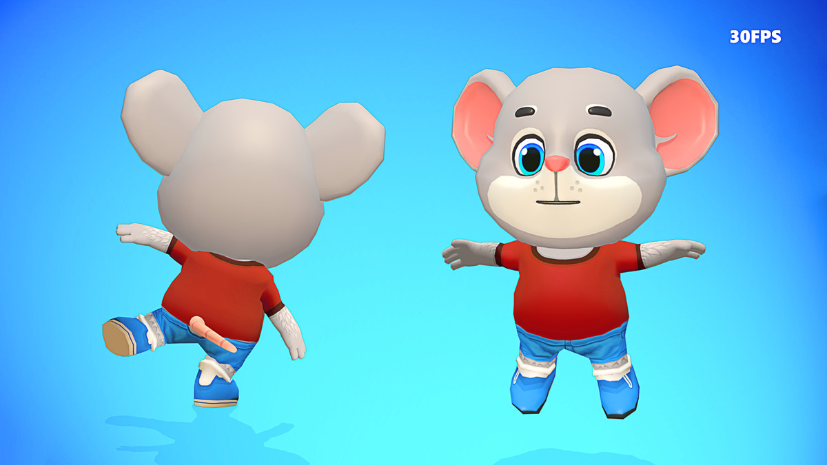 Mouse Rat Rodent Grey Animated