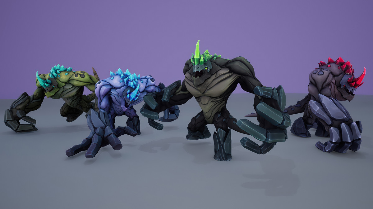Stylized Fantasy Cave Crasher
