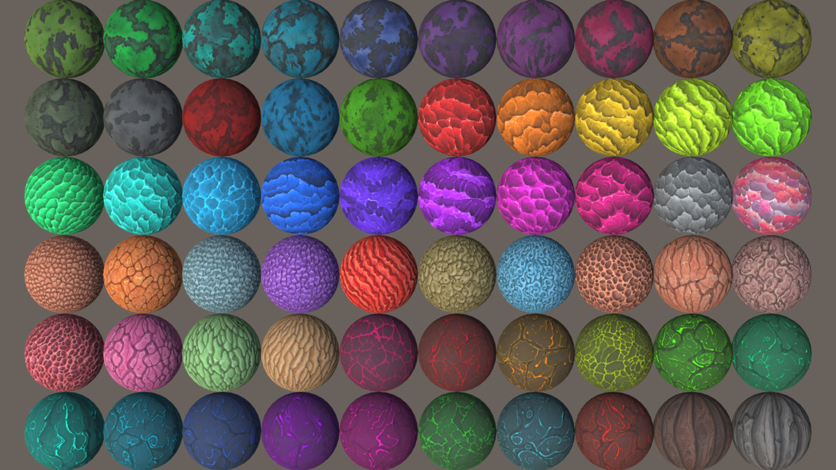 510+ Stylized Textures - Mega Pack Vol 6