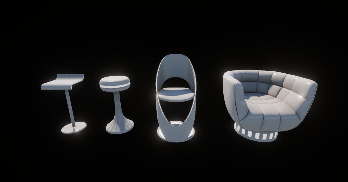 Ultimate Futuristic Props Bundle – Complete Collection (Vol.1–4)