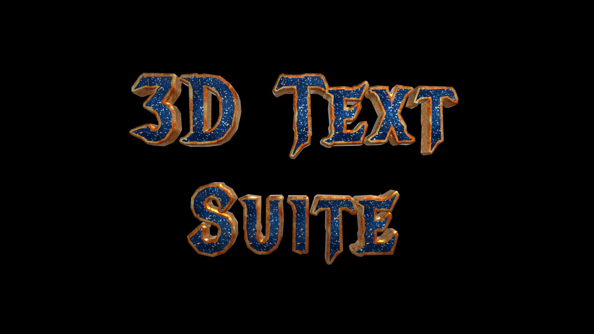 3D Text Suite - 3D Text Animator & Font Creator