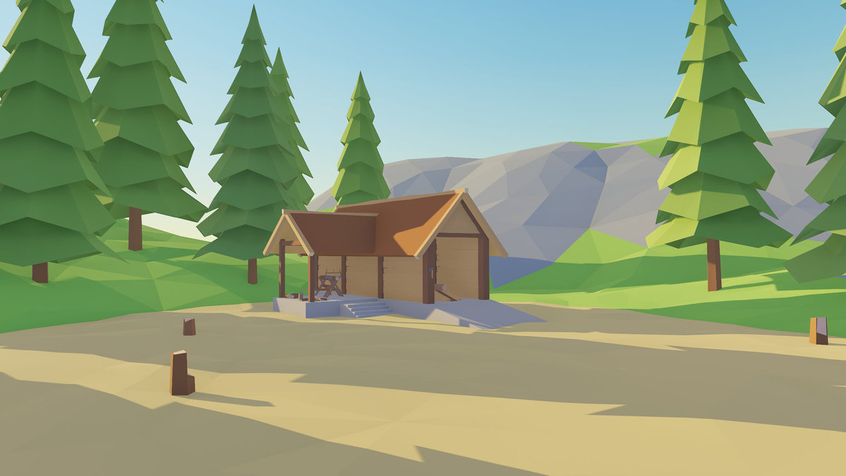 Low Poly Modular Medieval Buildings Pack