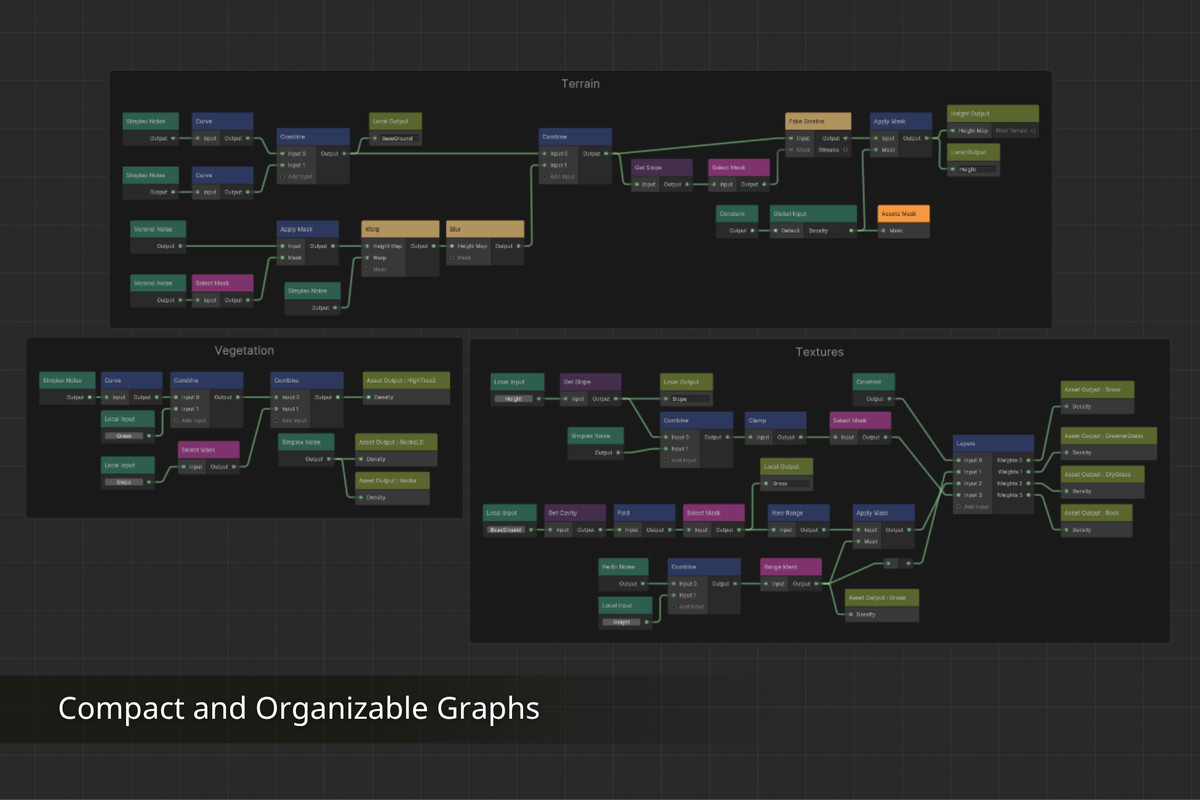 Infinite Lands: Node-Based Procedural World Generator