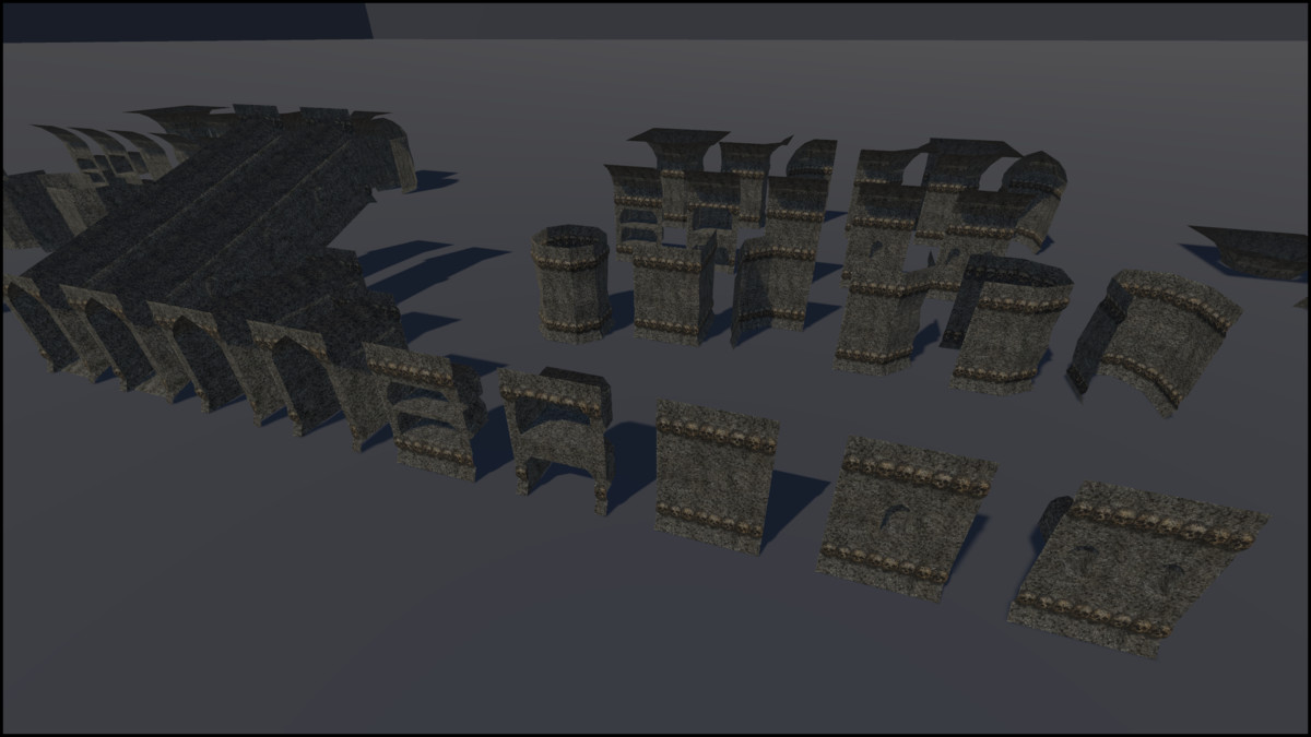 Catacombs - Retro Style Modular Environment Pack