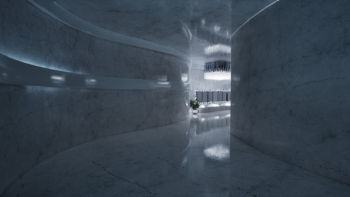 Futuristic Restroom – Sci-Fi Interior