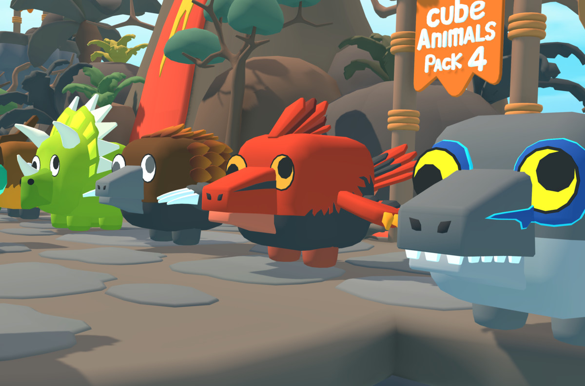 Cute Magic – Cube Dinosaurs Pack 4