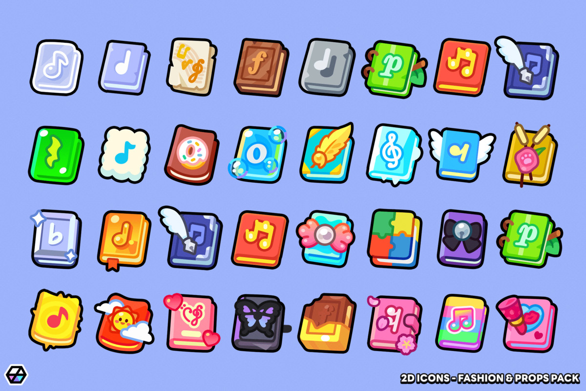 2D Icons - Fashion & Props Pack