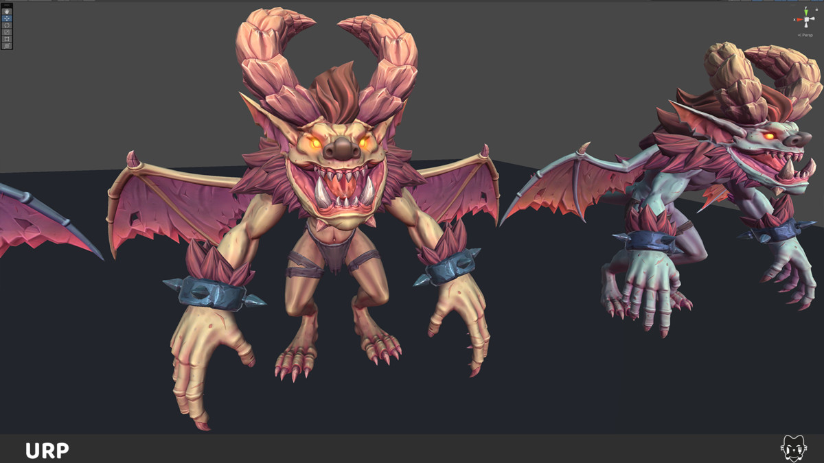 Stylized Fantasy Character (Morvane Duskwing)