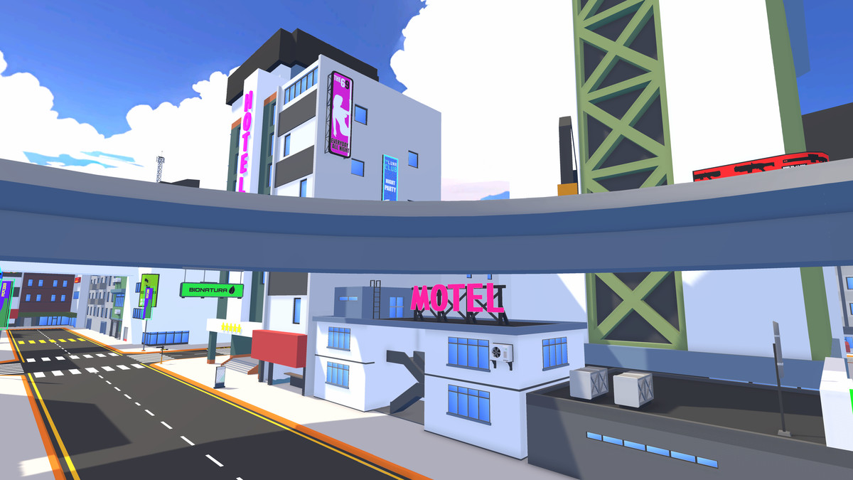 LowPoly Cyberpunk City