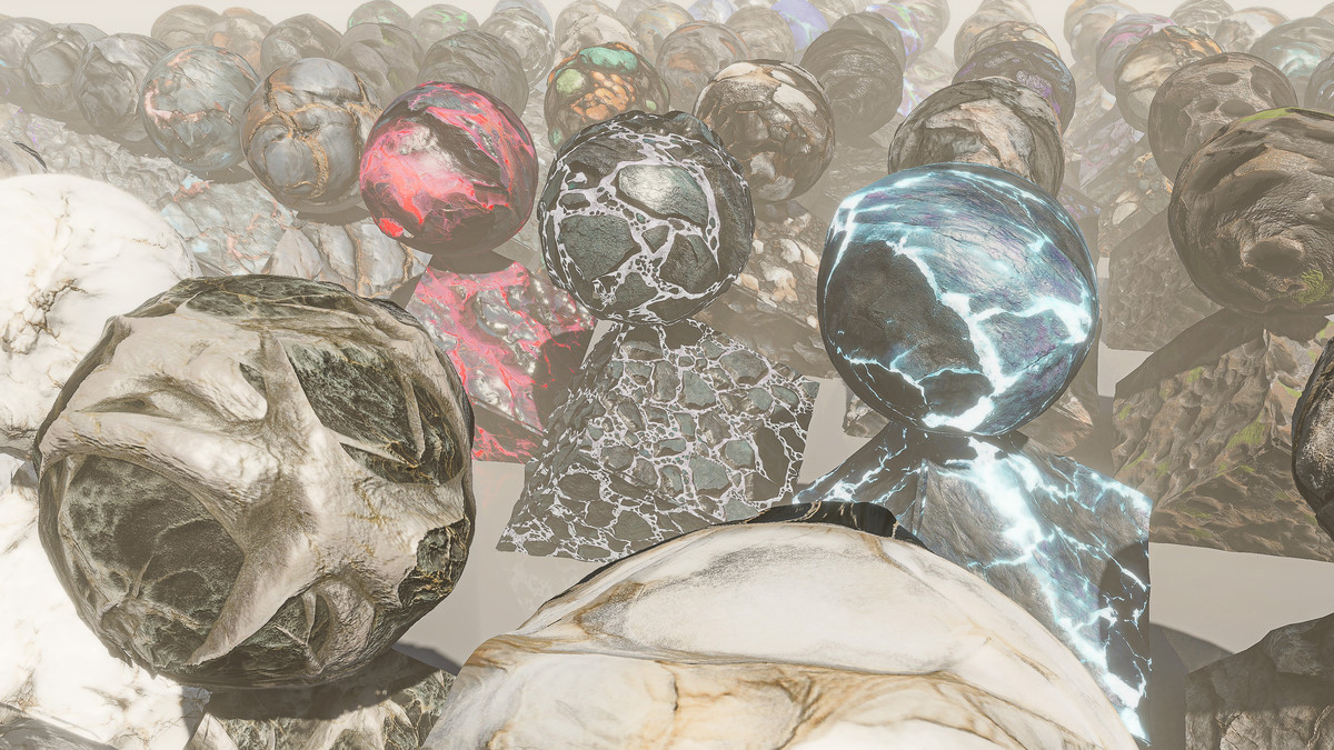 Alien Rocks Materials