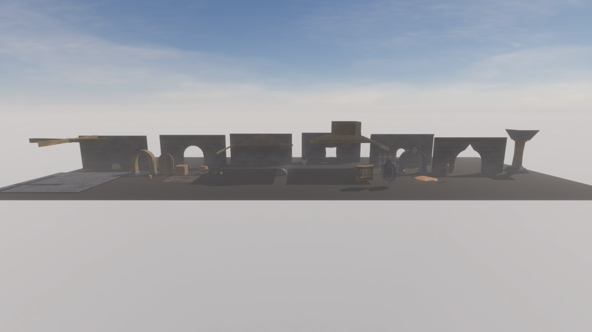 Stylized Modular Prison Dungeon