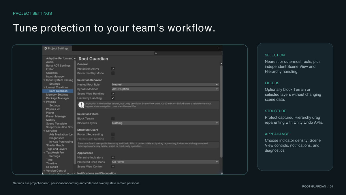 Root Guardian: Safe Hierarchy Selection