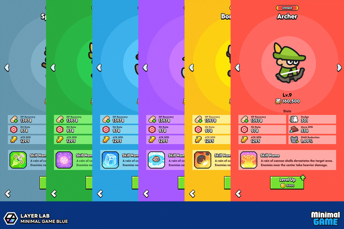 GUI Pro - Minimal Game Blue