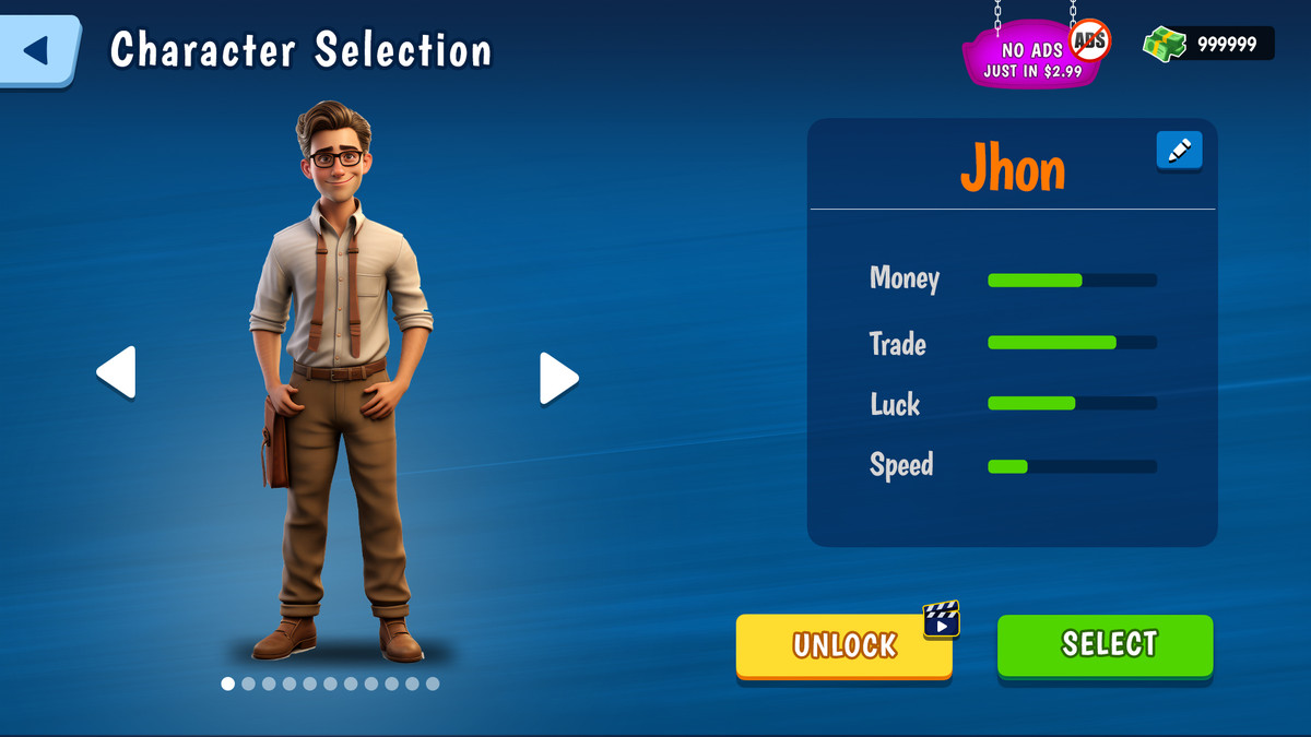 Modern Real Estate Tycoon UI Kit – Business Simulator Mobile Game GUI