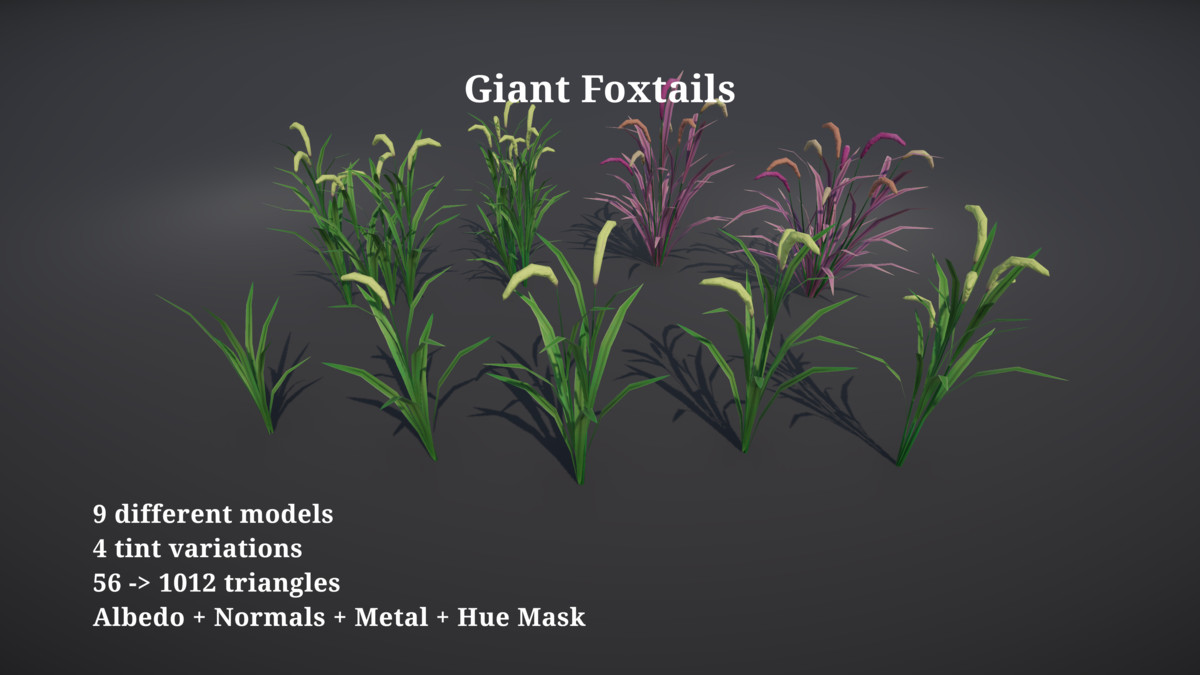 PIDI - COSY: Stylized Grass, Weeds and Wild Flowers Vol. 2