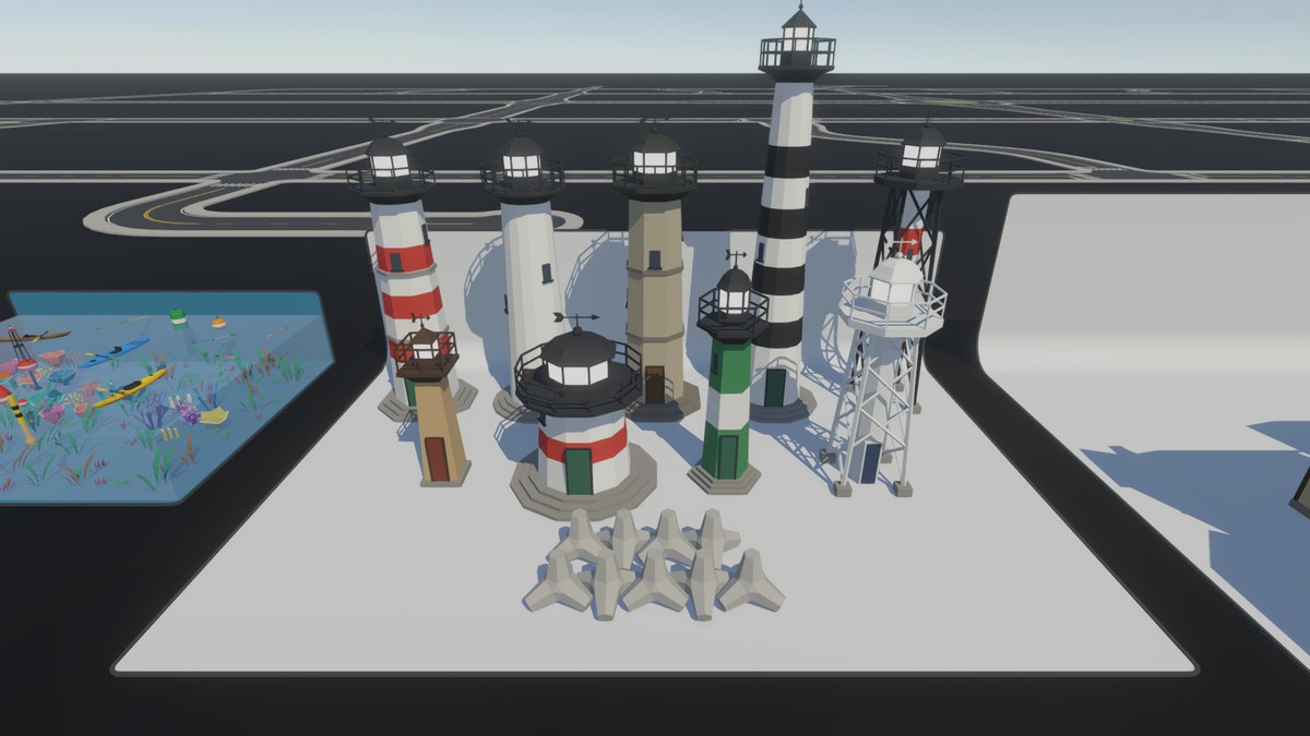 Low Poly Props Library – Forest, Sea, Town, Farm & More