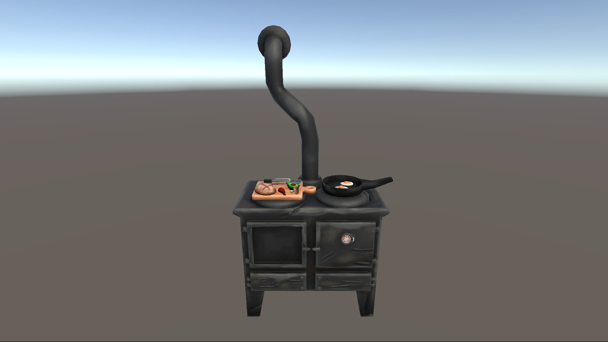 Stylized Hand-Painted Cozy Kitchen Props