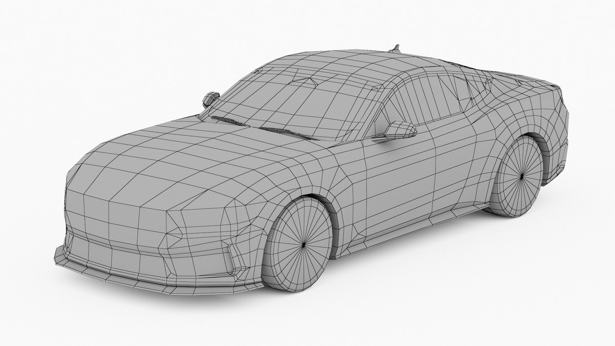 Sedan Low Poly Cars Pack