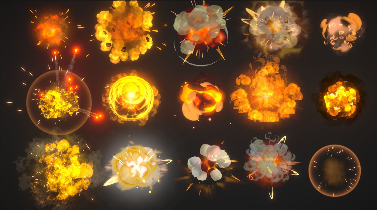Game VFX - Explosion & Crack