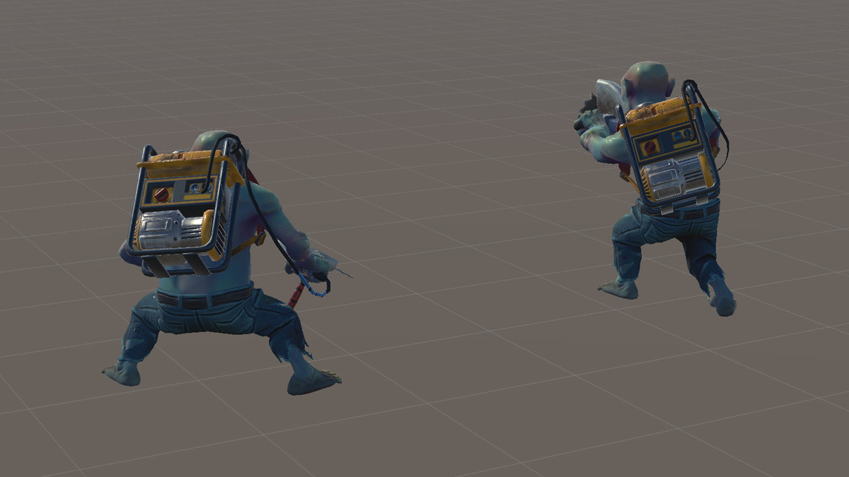 Stylized Saw Zombie Enemy