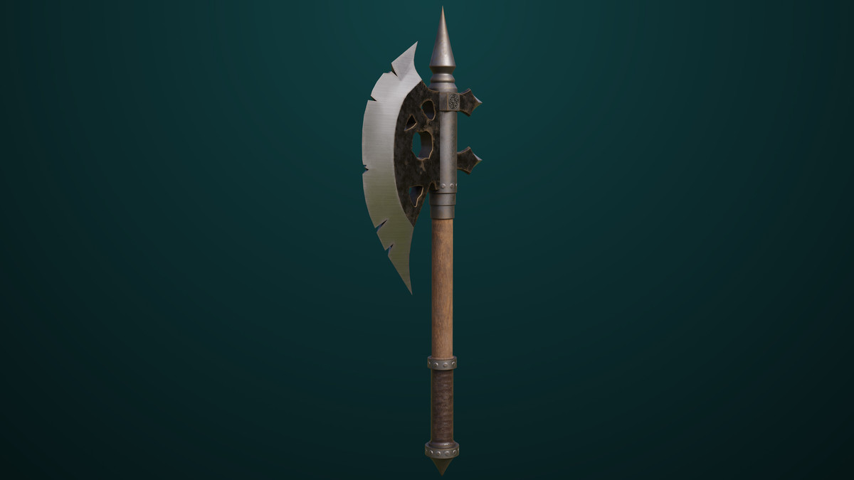 Battle Axe 16 URP HDRP Textures