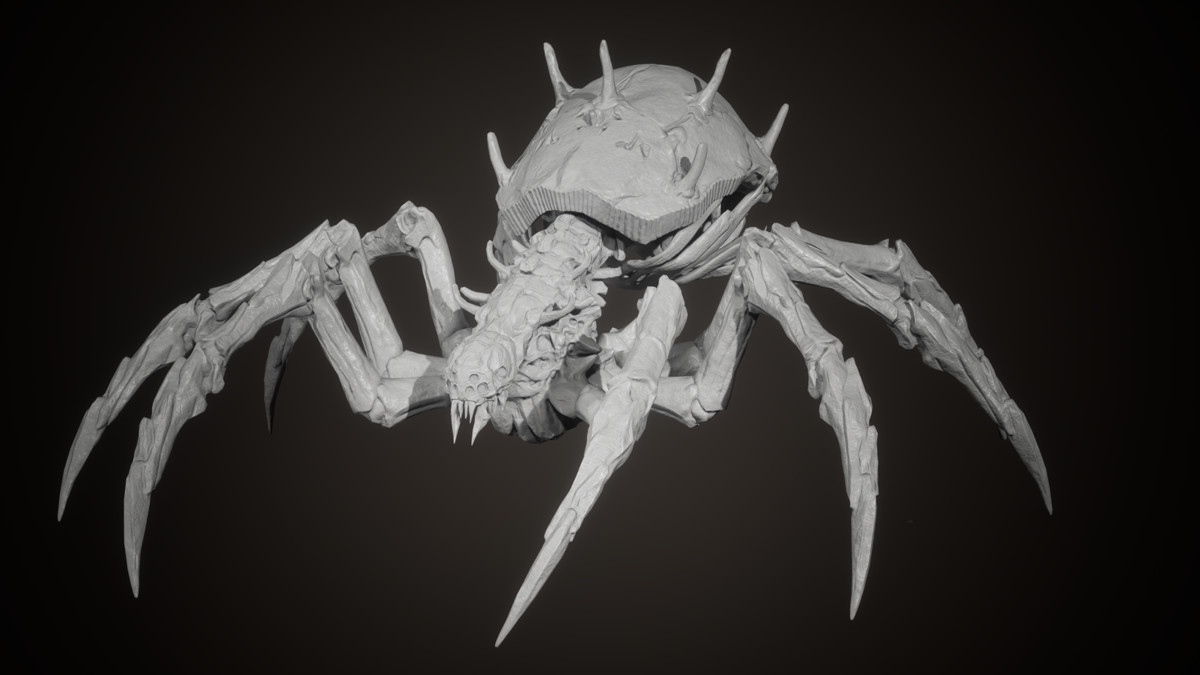 Bone Spider - Customizable Horror Monster