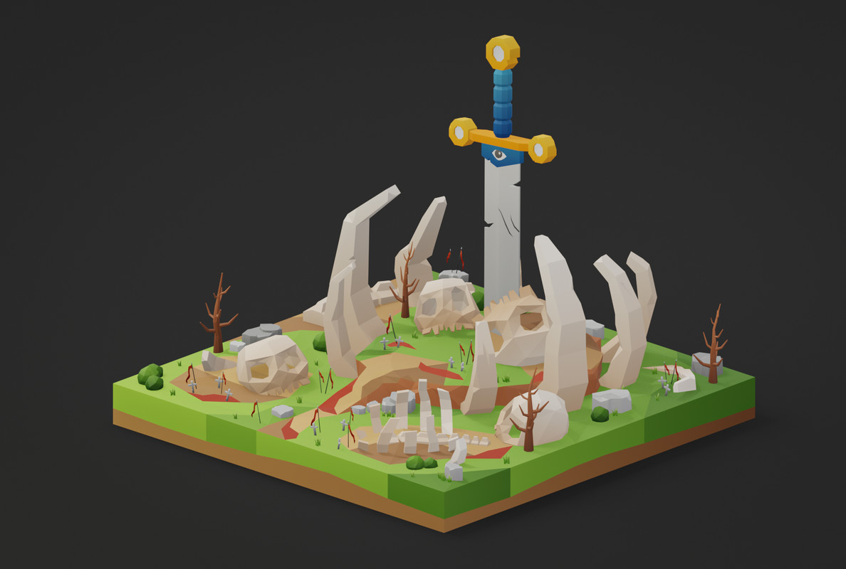 Low Poly Fantasy Locations