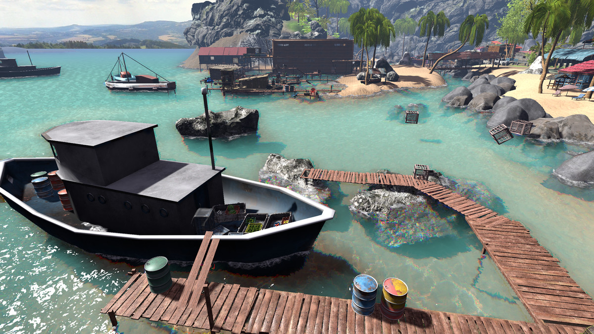 South Pacific Island - Map