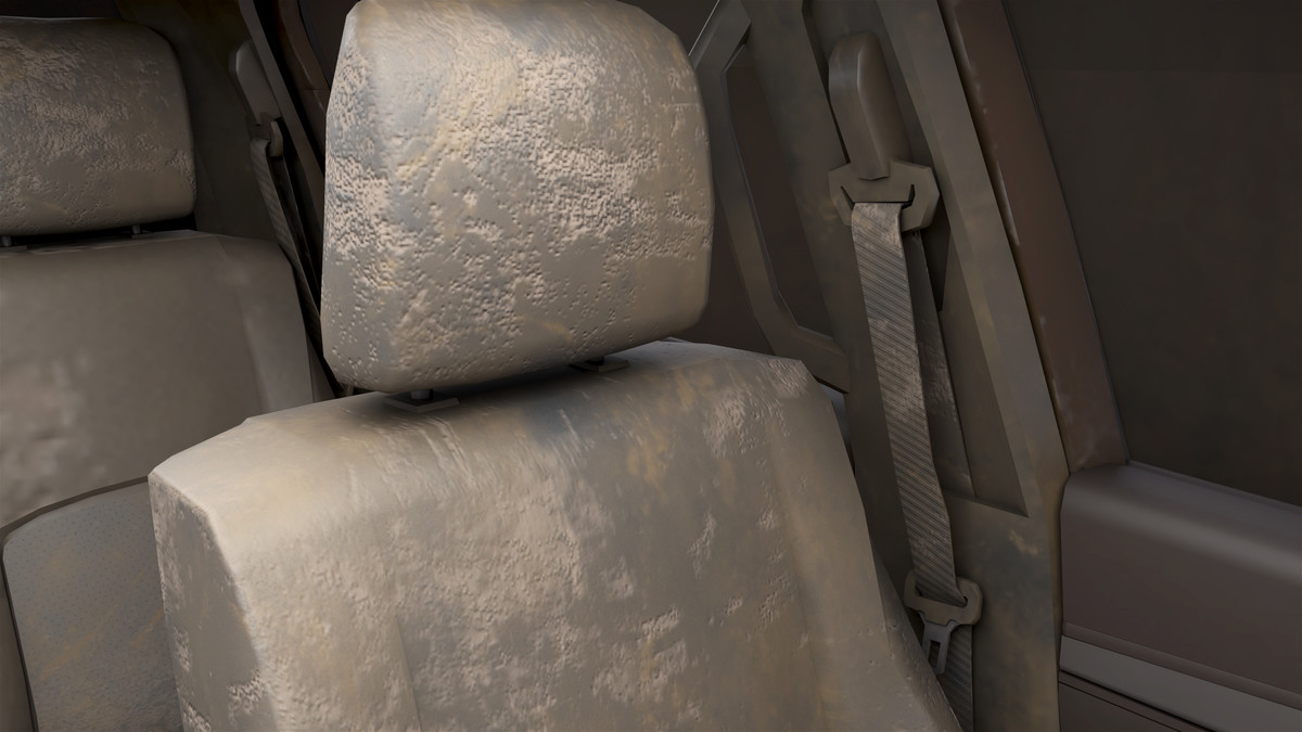 Pickup Truck 04 Brown Dusty URP HDRP Textures