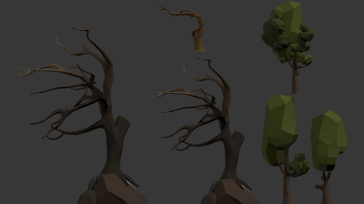 NecroPOLY - Low Poly Cemetery Kit — FREE - Dark Corners