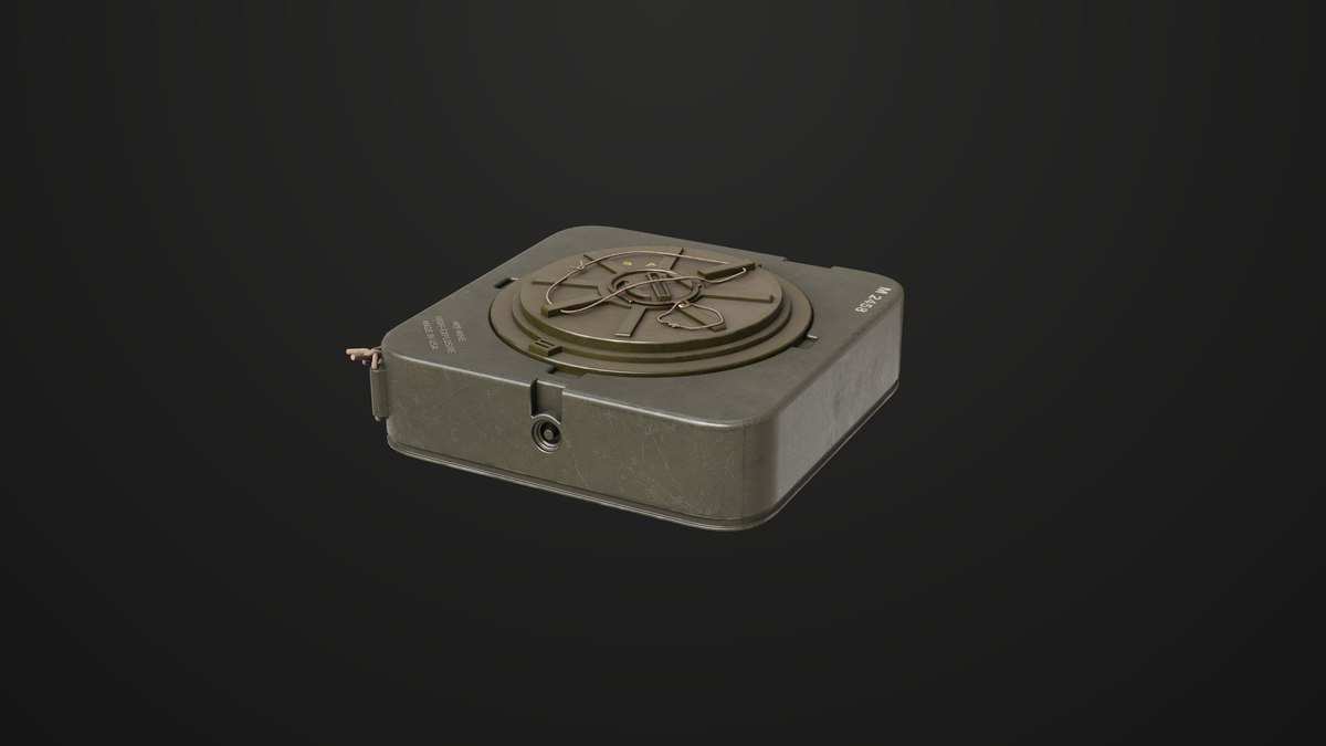 Mine Bomb Collection Single Mat HDRP URP Textures