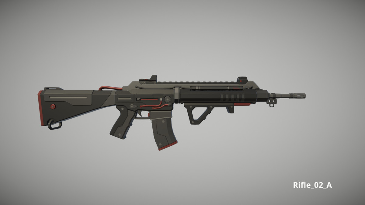 Cyberpunk Armory - Low Poly