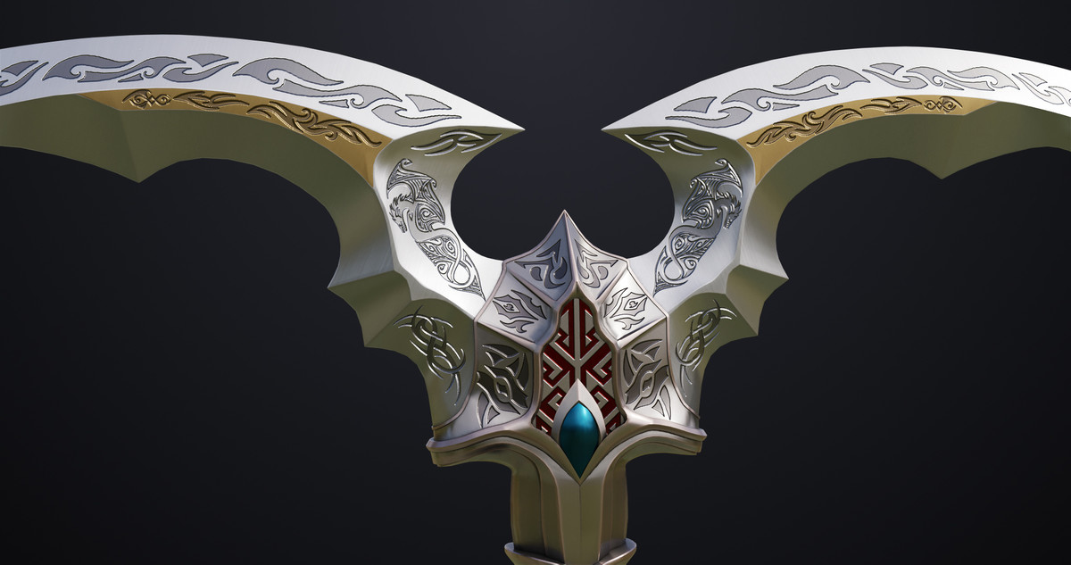 Battle Axe 05 URP HDRP Textures
