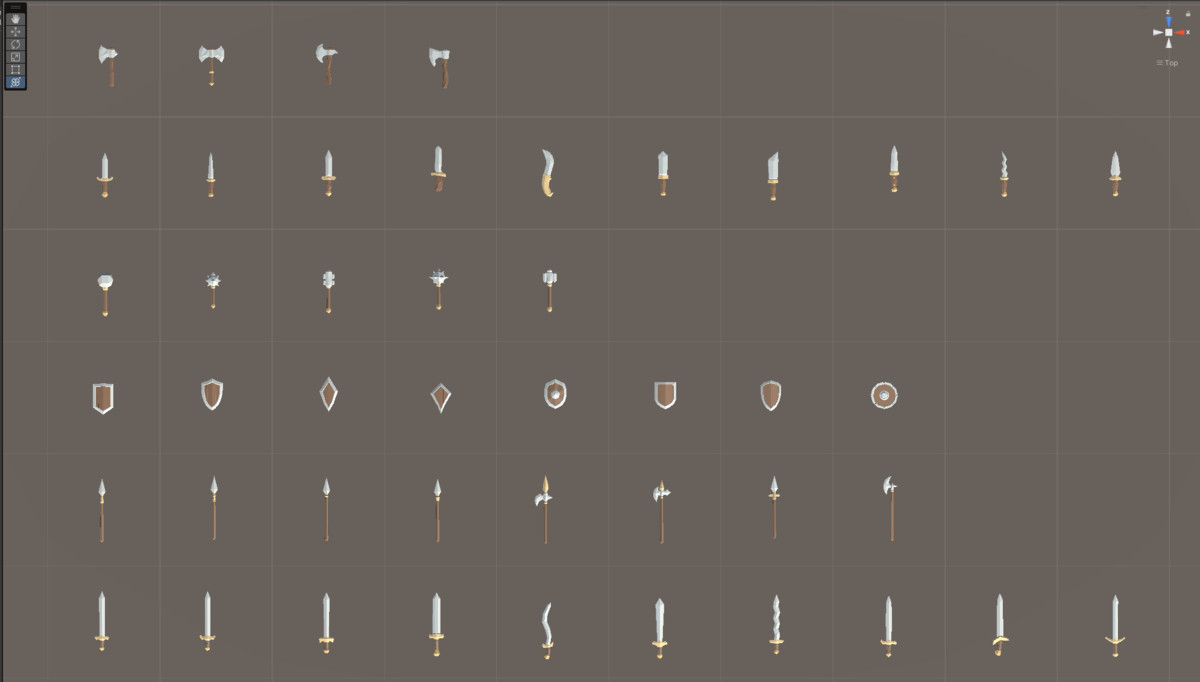 Fantasy Melee Weapons - Low Poly Pack